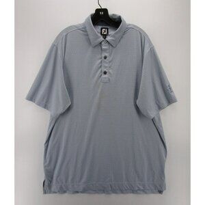 FootJoy Polo Shirt XL FJ Golf Pullover Rugby Spiral Embroidered Logo *